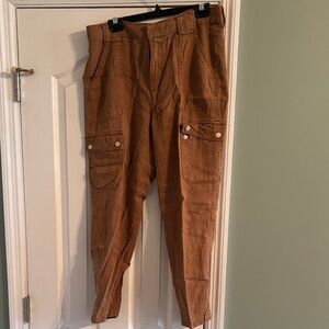 White House Black Market Women's Tan Ankle Jeans